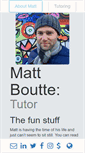 Mobile Screenshot of mattboutte.com